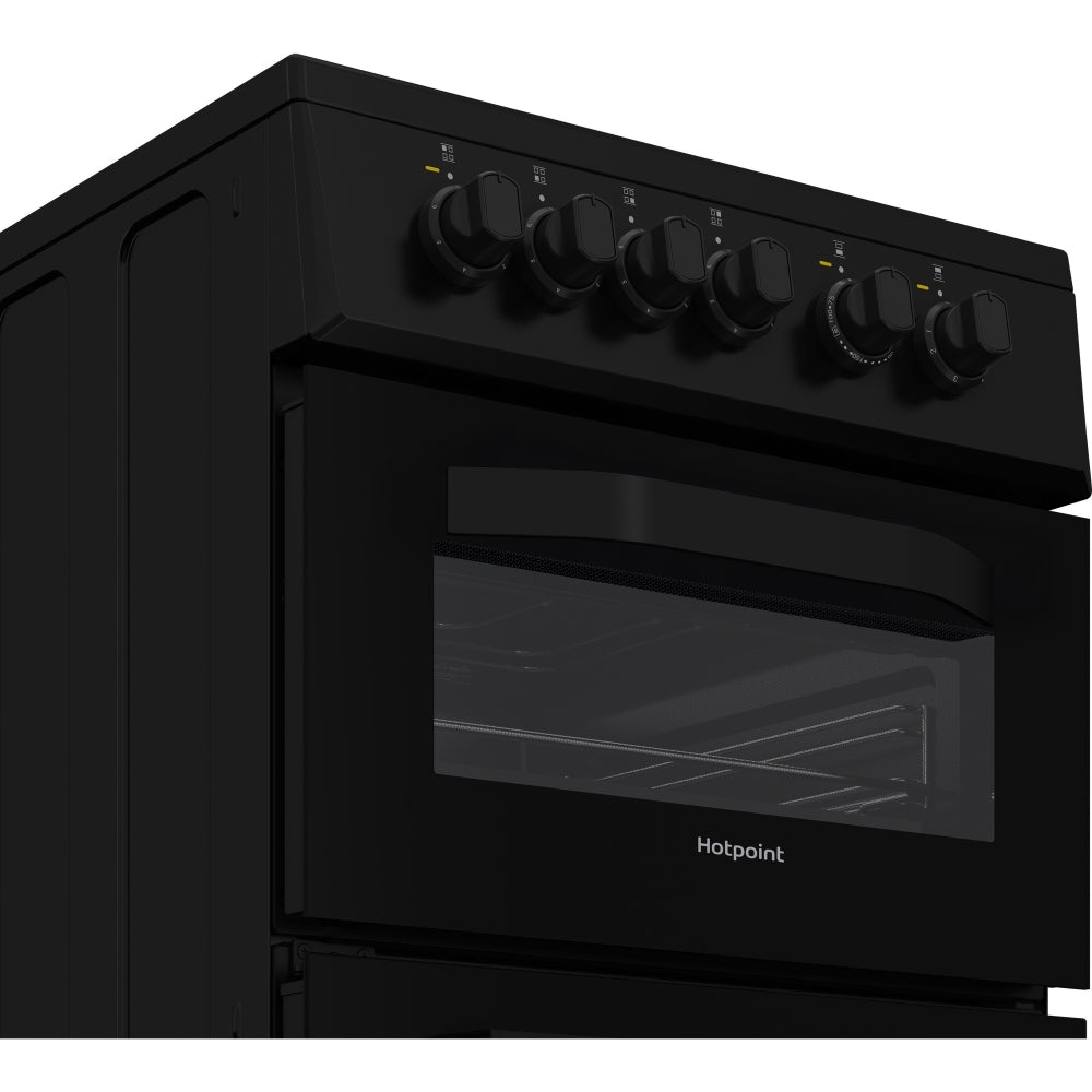 Hotpoint HTE5VCB Ceramic Electric Cooker with Separate Grill, Black, A Rated - image 4