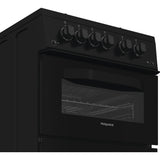 Hotpoint HTG5GCB Gas Cooker with Separate Grill, Black, A+ Rated - image 4