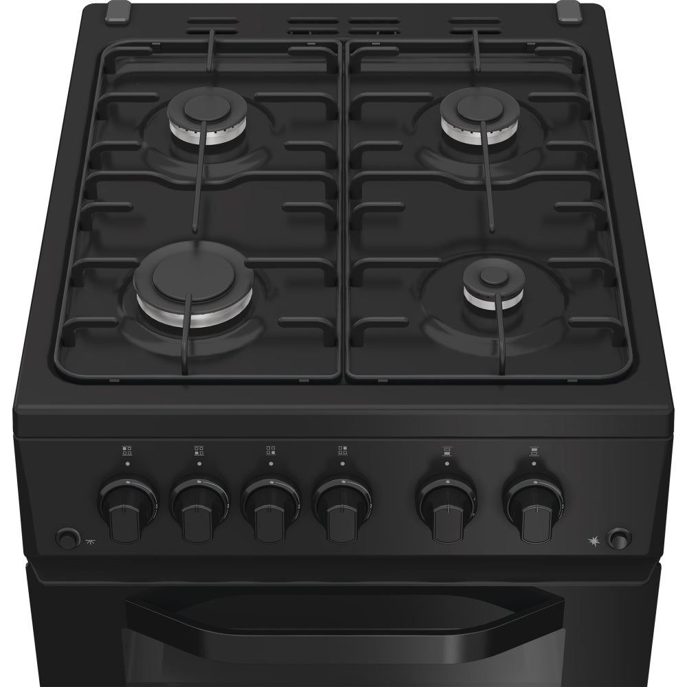Hotpoint HTG5GCB Gas Cooker with Separate Grill, Black, A+ Rated - image 6