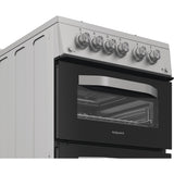 Hotpoint HDG5GDCX Gas Cooker with Double Oven, Stainless Steel, A+ Rated - image 4