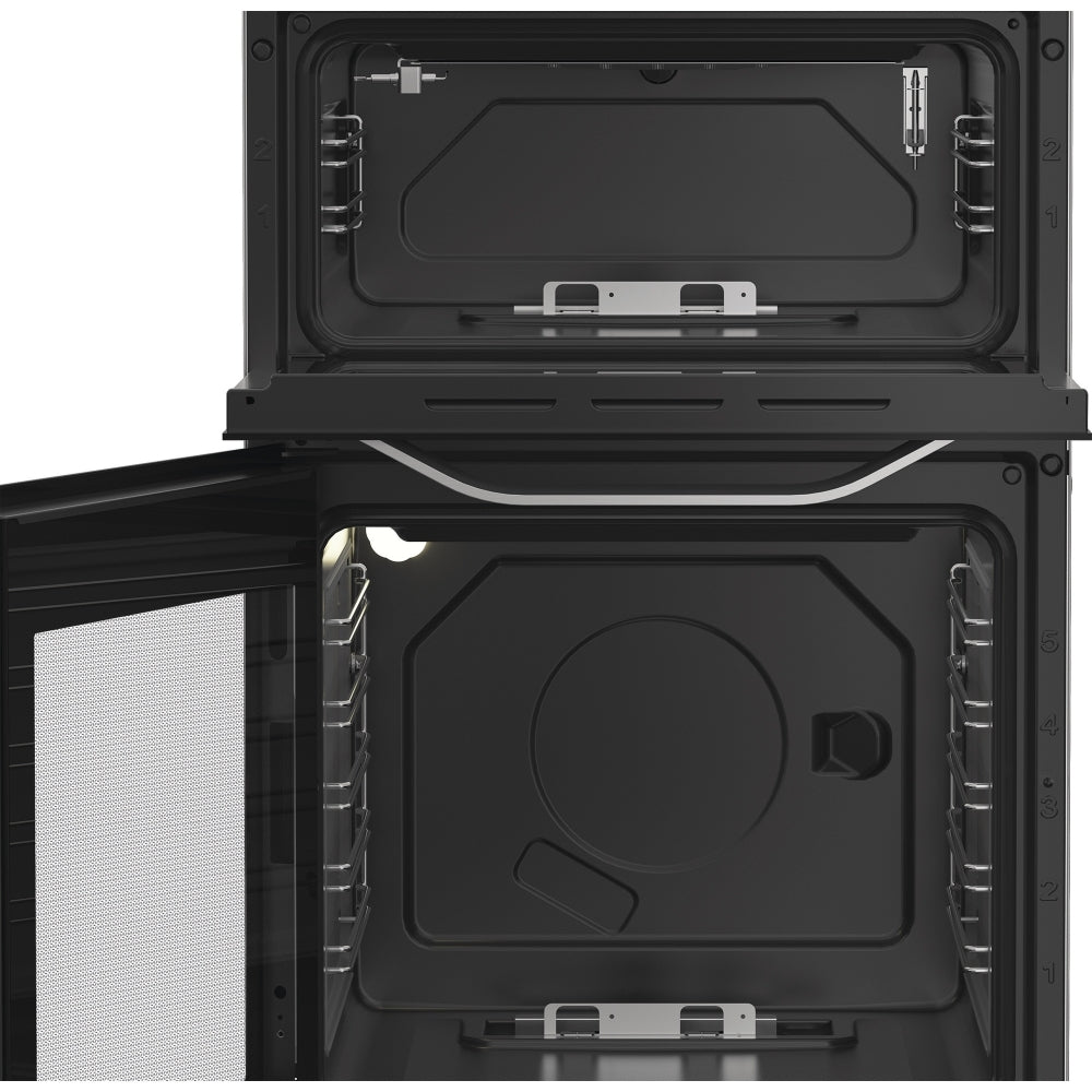 Hotpoint HDG5GDCX Gas Cooker with Double Oven, Stainless Steel, A+ Rated - image 5