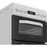 Hotpoint HDE5VDCW Ceramic Electric Cooker with Double Oven, White, A Rated - image 4
