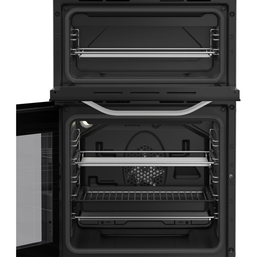 Hotpoint HDE5VDCW Ceramic Electric Cooker with Double Oven, White, A Rated - image 7