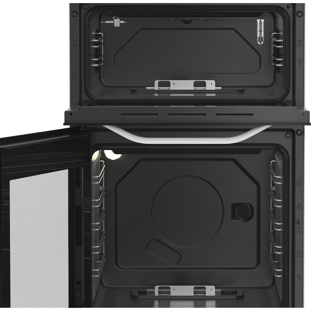 Hotpoint HDG5GCW Gas Cooker with Double Oven, White, A+ Rated - image 2