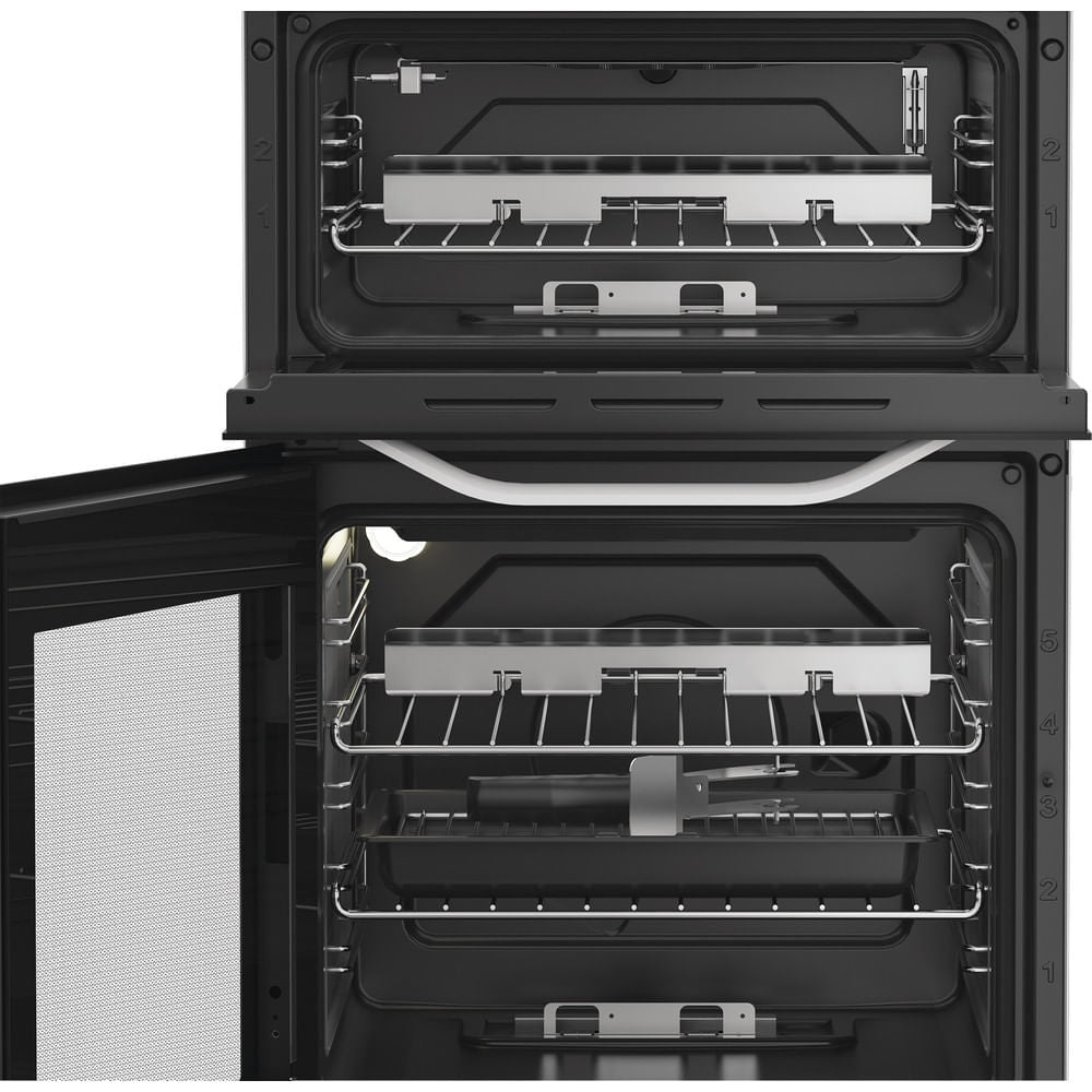 Hotpoint HDG5GCW Gas Cooker with Double Oven, White, A+ Rated - image 4