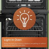 Hotpoint HDG5GCW Gas Cooker with Double Oven, White, A+ Rated - image 9