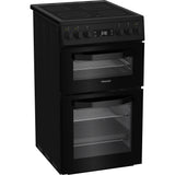 Hotpoint HDE5VDCB Ceramic Electric Cooker with Double Oven, Black, A Rated - image 3