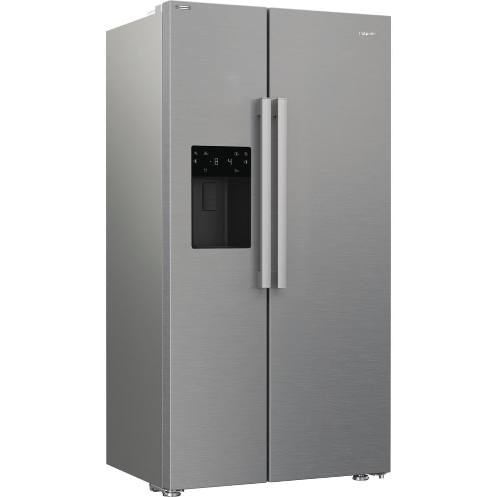 Hotpoint HPG2 6573W XP4UK American Fridge Freezer, Silver, E Rated, Plumbed - image 2