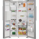 Hotpoint HPG2 6573W XP4UK American Fridge Freezer, Silver, E Rated, Plumbed - image 3