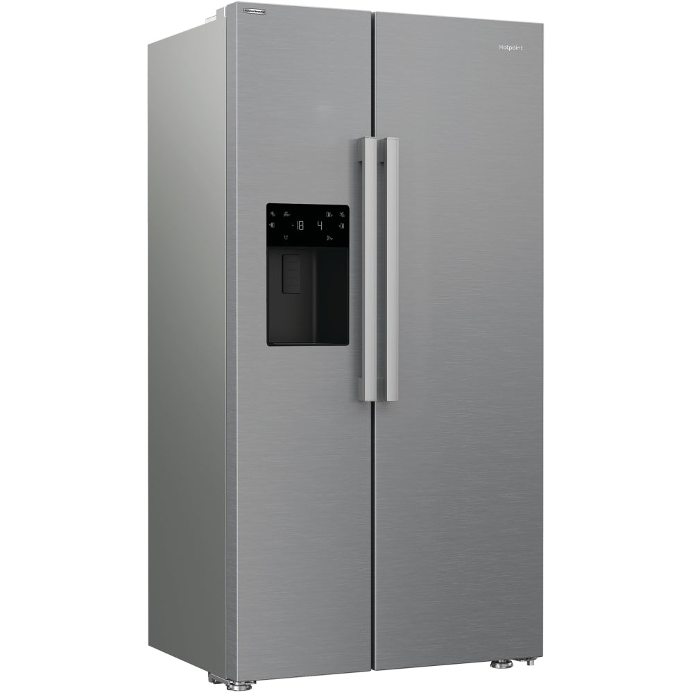 Hotpoint HPG2 6573W XP4UK American Fridge Freezer, Silver, E Rated, Plumbed - image 5