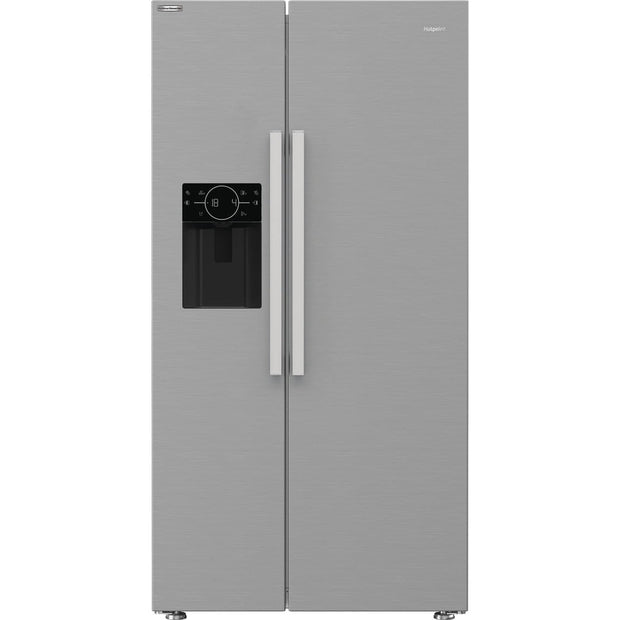 Hotpoint HPG2 6573W XP4UK American Fridge Freezer, Silver, E Rated, Plumbed - image 1