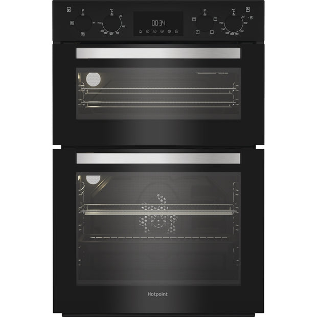 Hotpoint DIH10DB Built-In Electric Double Oven, Black, A Rated - image 1