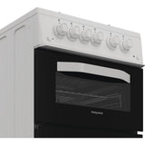 Hotpoint HTG5GCW Gas Cooker with Separate Grill, White, A+ Rated - image 2