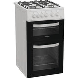 Hotpoint HTG5GCW Gas Cooker with Separate Grill, White, A+ Rated - image 3