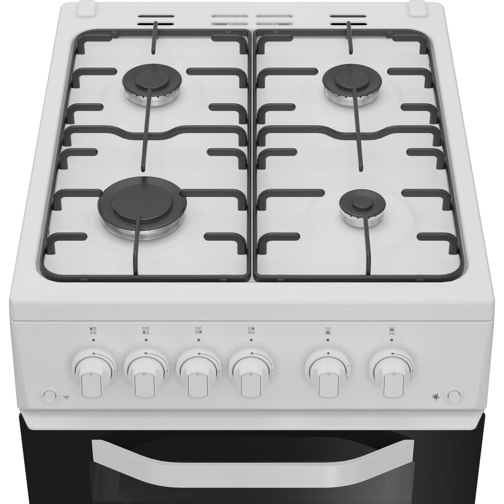 Hotpoint HTG5GCW Gas Cooker with Separate Grill, White, A+ Rated - image 8