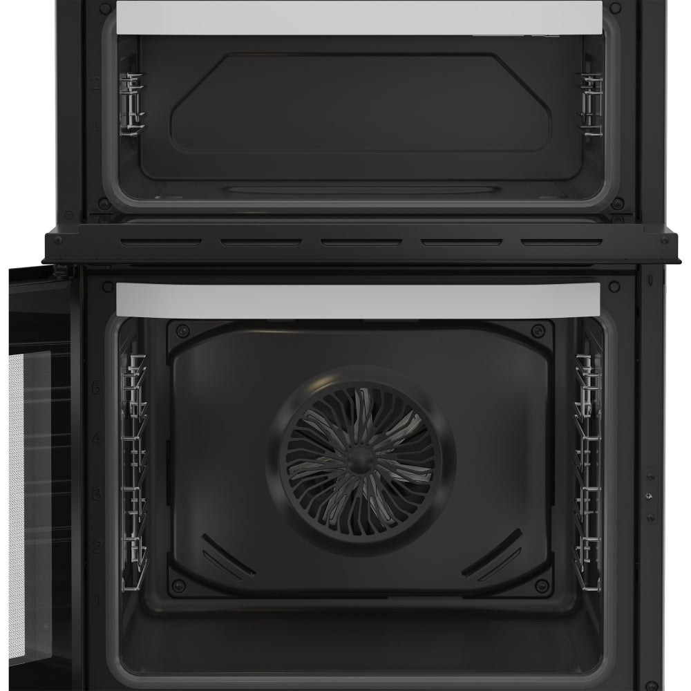 Hotpoint HDE6VDW Ceramic Electric Cooker with Double Oven, White, A Rated - image 4