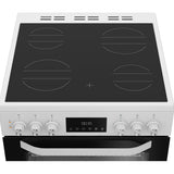 Hotpoint HDE6VDW Ceramic Electric Cooker with Double Oven, White, A Rated - image 5
