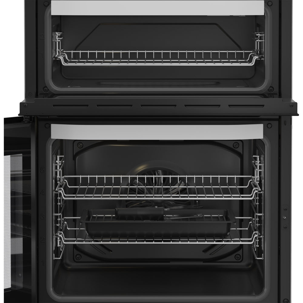 Hotpoint HDE6VDW Ceramic Electric Cooker with Double Oven, White, A Rated - image 6