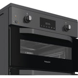 Hotpoint HDE6IDC2SA Induction Electric Cooker with Double Oven, Grey, A Rated - image 3
