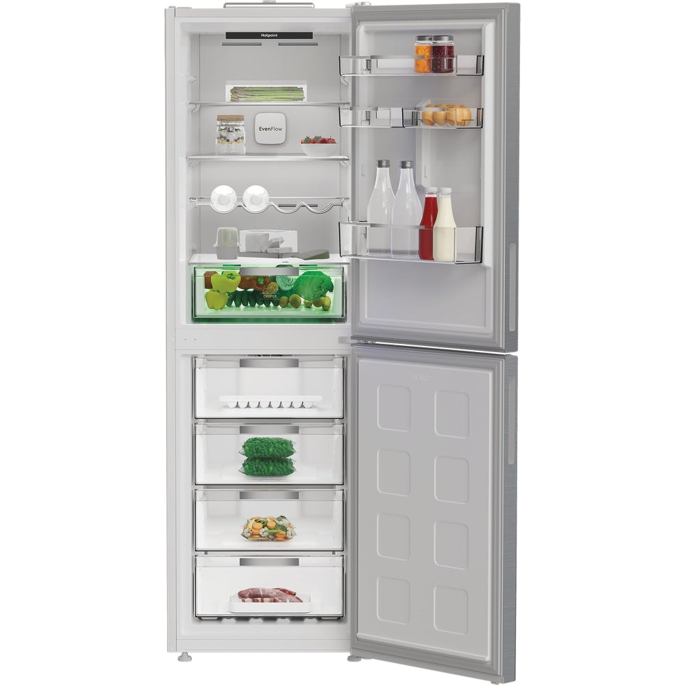 Hotpoint HPKF 6353 XP4UK Total No Frost Fridge Freezer, 50/50, Silver, E Rated - image 2