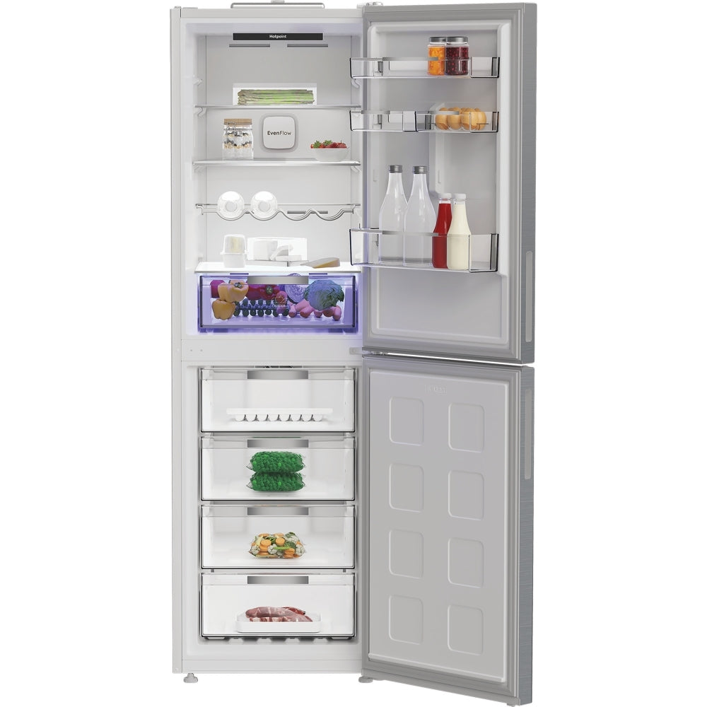 Hotpoint HPKF 6353 XP4UK Total No Frost Fridge Freezer, 50/50, Silver, E Rated - image 3