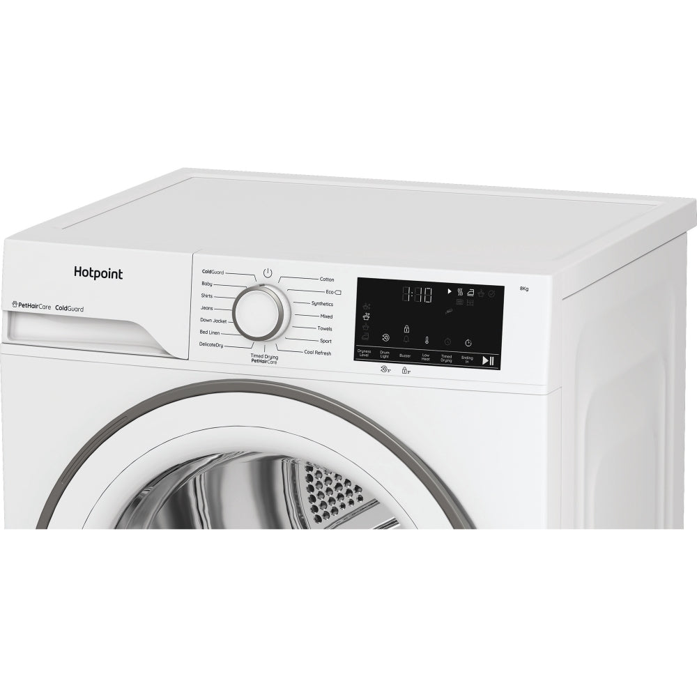 Hotpoint C HSD 82M WW UK Heat Pump Tumble Dryer, 8kg, White, A+ Rated - image 2