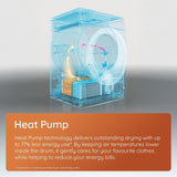Hotpoint C HSD 82M WW UK Heat Pump Tumble Dryer, 8kg, White, A+ Rated - image 6
