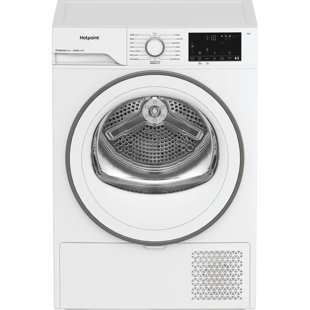 Hotpoint C HSD 82M WW UK Heat Pump Tumble Dryer, 8kg, White, A+ Rated - image 1