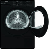 Hotpoint C HSD 82M BB UK Heat Pump Tumble Dryer, 8kg, Black, A+ Rated - image 2