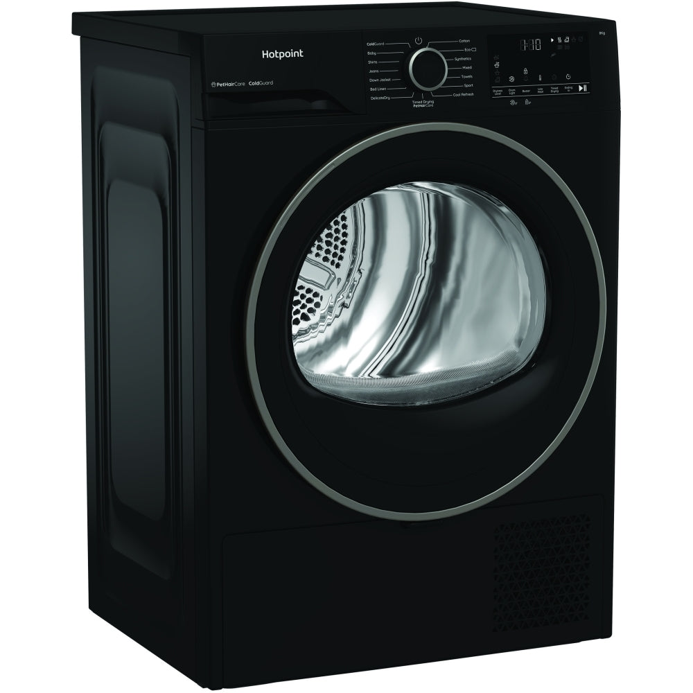 Hotpoint C HSD 82M BB UK Heat Pump Tumble Dryer, 8kg, Black, A+ Rated - image 11