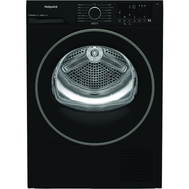 Hotpoint C HSD 82M BB UK Heat Pump Tumble Dryer, 8kg, Black, A+ Rated - image 1