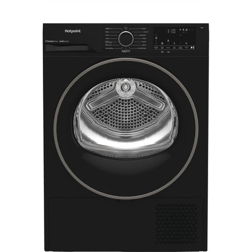 Hotpoint C HD 93M BB UK Heat Pump Tumble Dryer, 9kg, Black, A++ Rated
