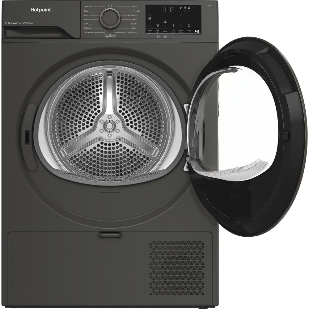 Hotpoint C HD 93M GG UK Heat Pump Tumble Dryer, 9kg, Grey, A++ Rated - image 2
