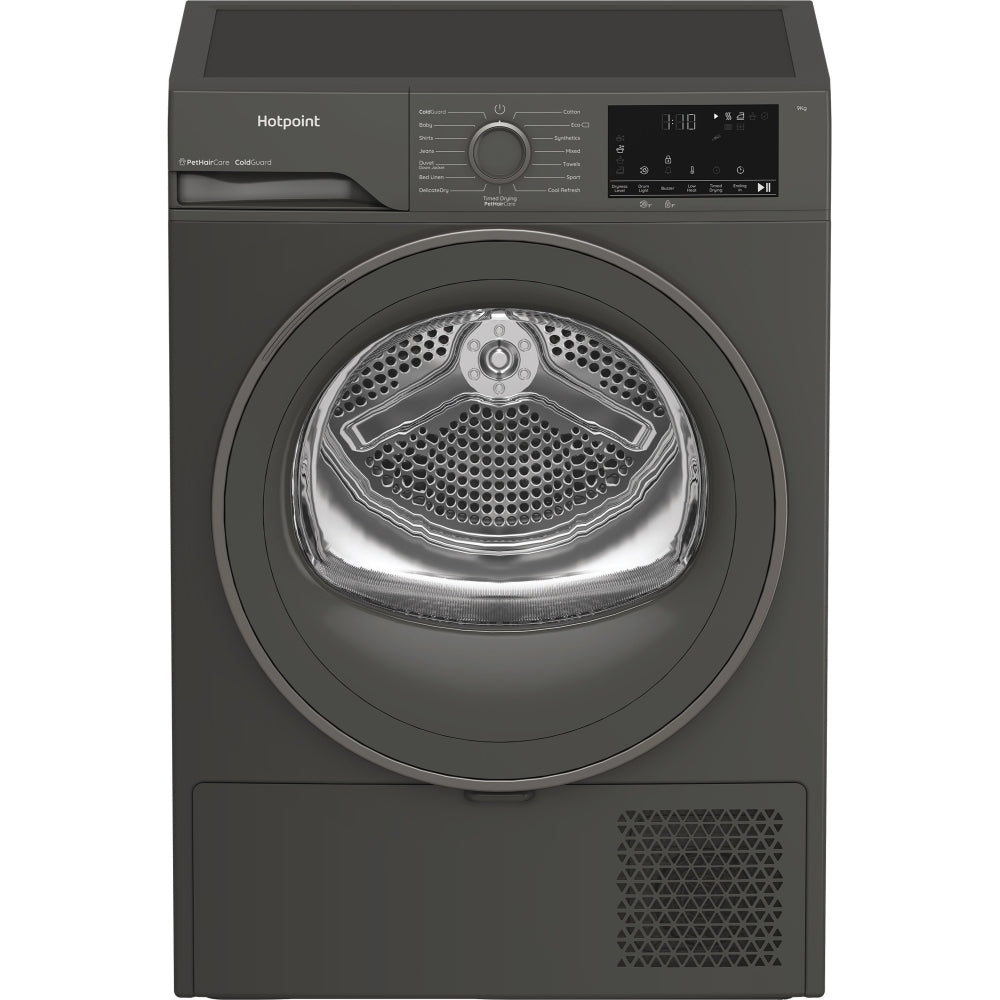 Hotpoint C HD 93M GG UK Heat Pump Tumble Dryer, 9kg, Grey, A++ Rated - image 3