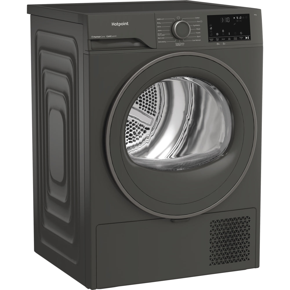 Hotpoint C HD 93M GG UK Heat Pump Tumble Dryer, 9kg, Grey, A++ Rated - image 9