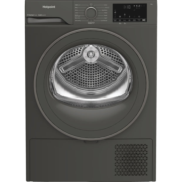 Hotpoint C HD 93M GG UK Heat Pump Tumble Dryer, 9kg, Grey, A++ Rated - image 1
