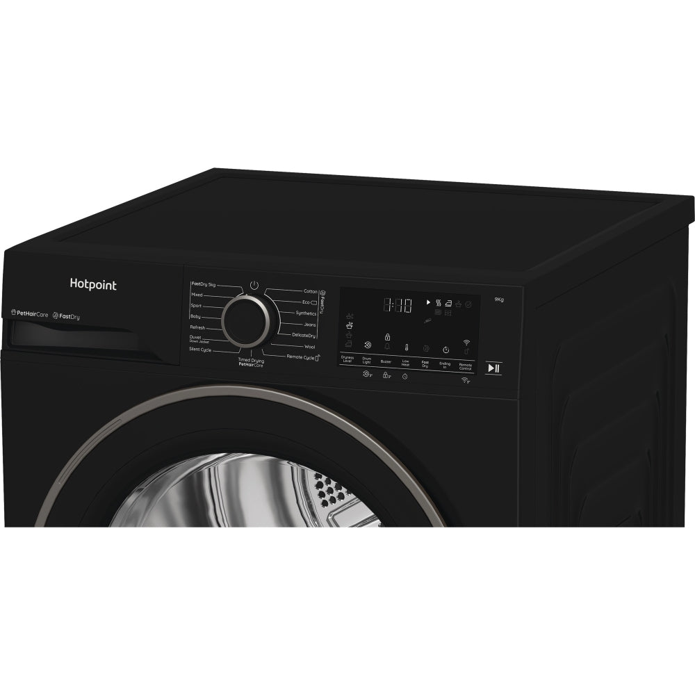 Hotpoint C HD 94M BBS UK Heat Pump Tumble Dryer, 9kg, Black, A+++ Rated - image 14