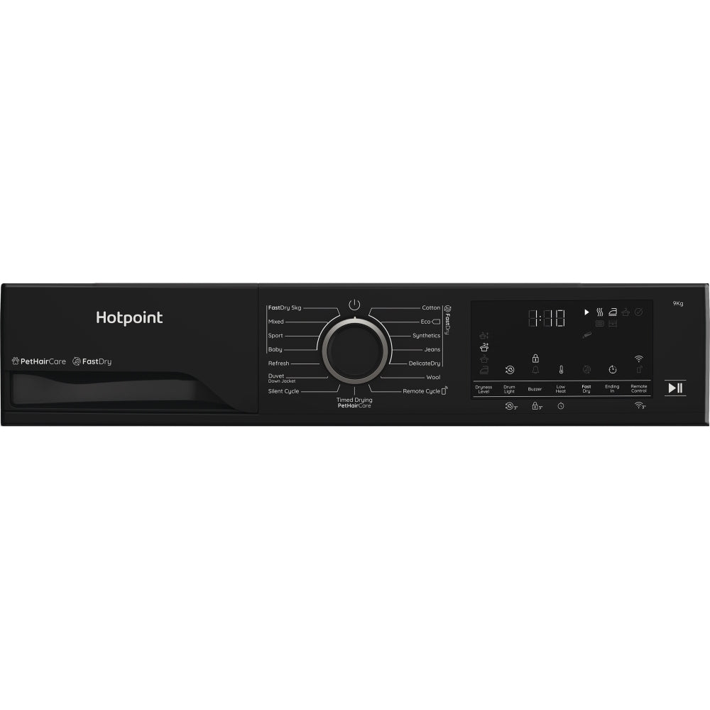 Hotpoint C HD 94M BBS UK Heat Pump Tumble Dryer, 9kg, Black, A+++ Rated - image 15