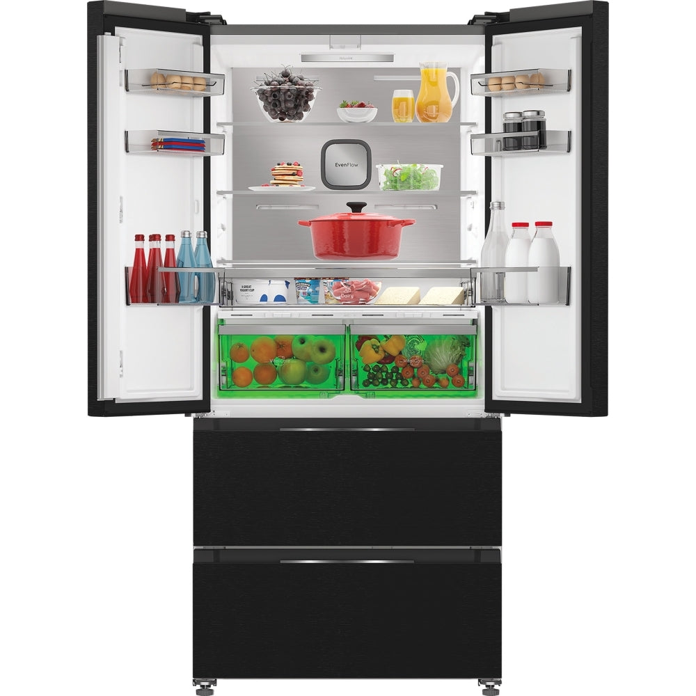 Hotpoint HPG2 6513 XK5E American Fridge Freezer, Black, D Rated, Non-Plumbed - image 2