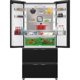 Hotpoint HPG2 6513 XK5E American Fridge Freezer, Black, D Rated, Non-Plumbed - image 2