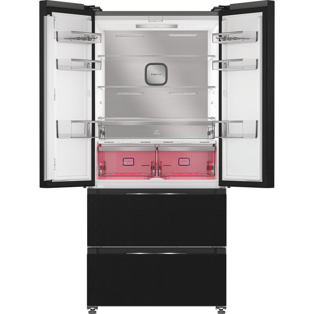Hotpoint HPG2 6513 XK5E American Fridge Freezer, Black, D Rated, Non-Plumbed - image 6