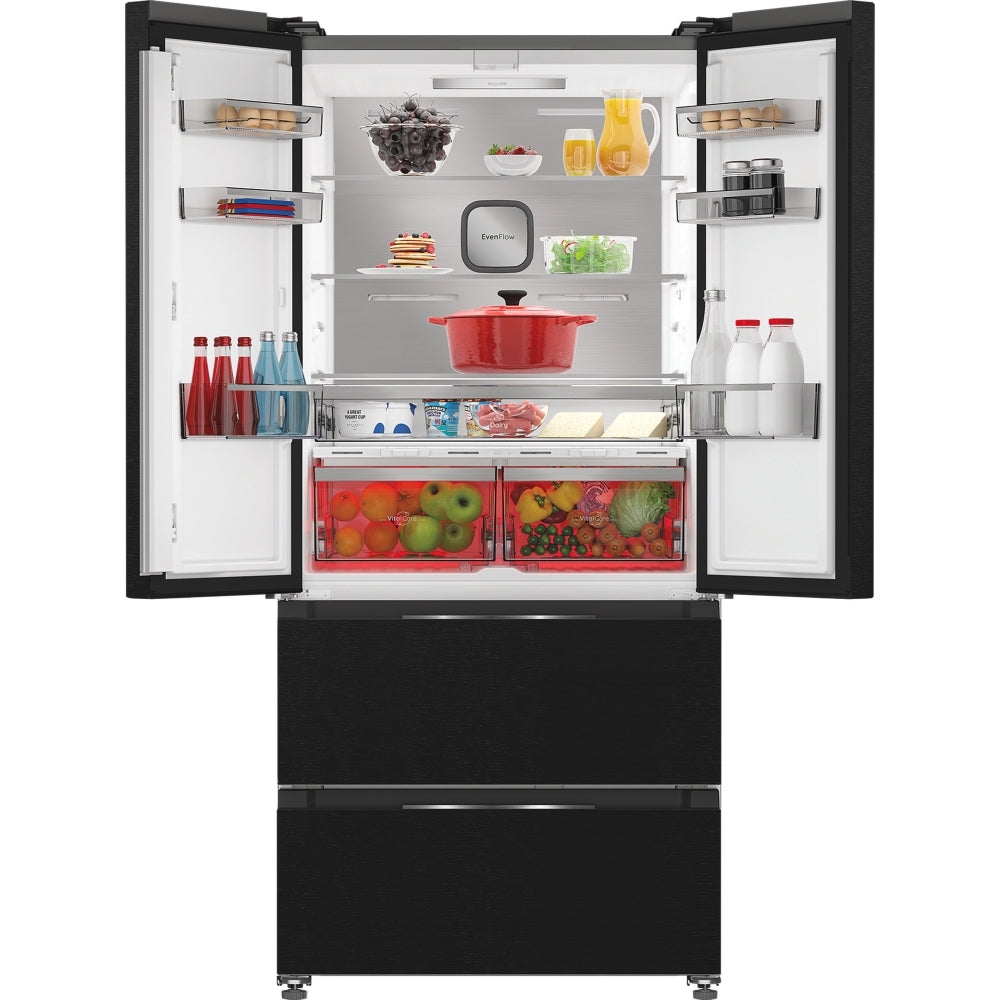 Hotpoint HPG2 6513 XK5E American Fridge Freezer, Black, D Rated, Non-Plumbed - image 7