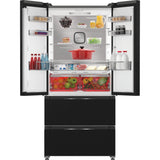 Hotpoint HPG2 6513 XK5E American Fridge Freezer, Black, D Rated, Non-Plumbed - image 7