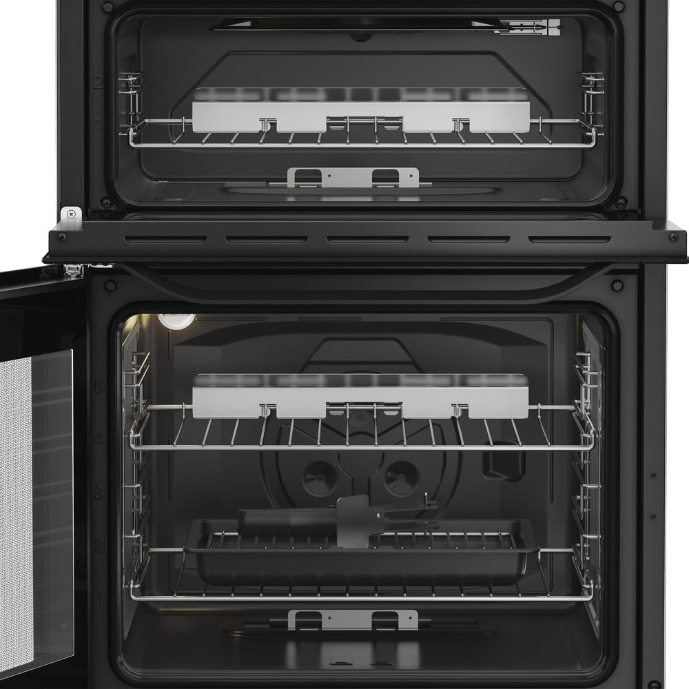 Hotpoint HDG6GDCB1 Gas Cooker with Double Oven, Black, A+ Rated - image 4