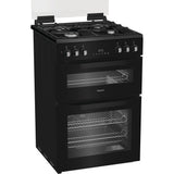 Hotpoint HDD6GDC2B1 Dual Fuel Cooker with Double Oven, Black, A Rated - image 3