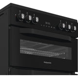 Hotpoint HDD6GDC2B1 Dual Fuel Cooker with Double Oven, Black, A Rated - image 6