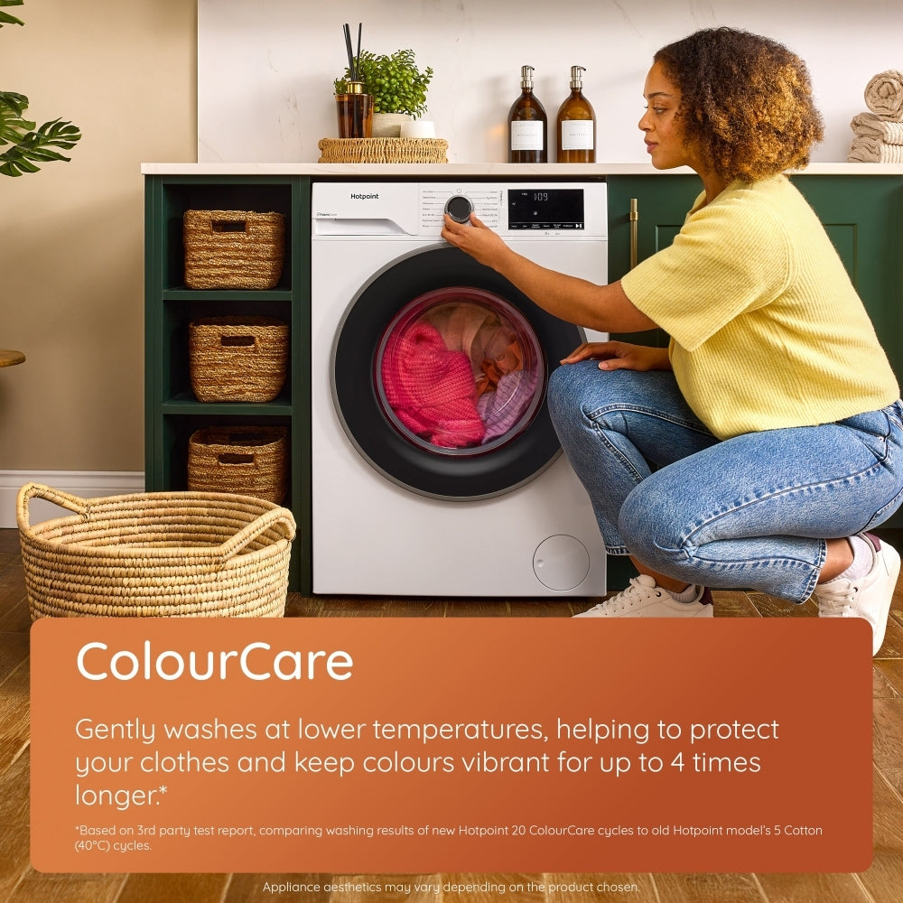 Hotpoint HBWH 93 CARE UK Washing Machine, 9kg, 1400 Spin, White, A Rated - image 13