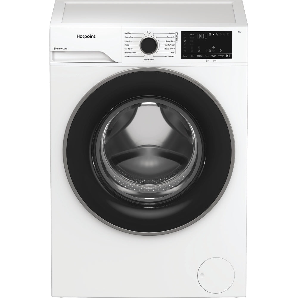 Hotpoint HBWH 93 CARE UK Washing Machine, 9kg, 1400 Spin, White, A Rated - image 4
