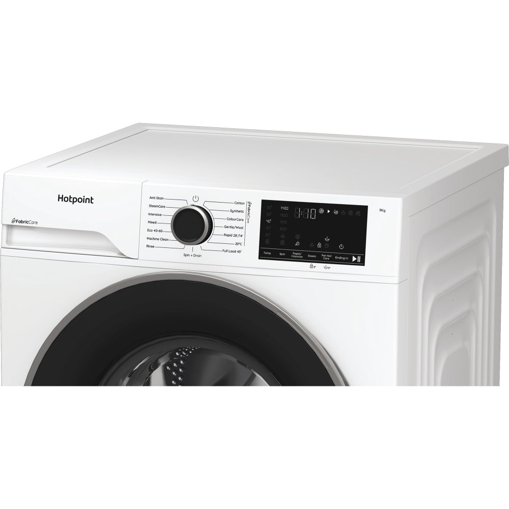 Hotpoint HBWH 93 CARE UK Washing Machine, 9kg, 1400 Spin, White, A Rated - image 8