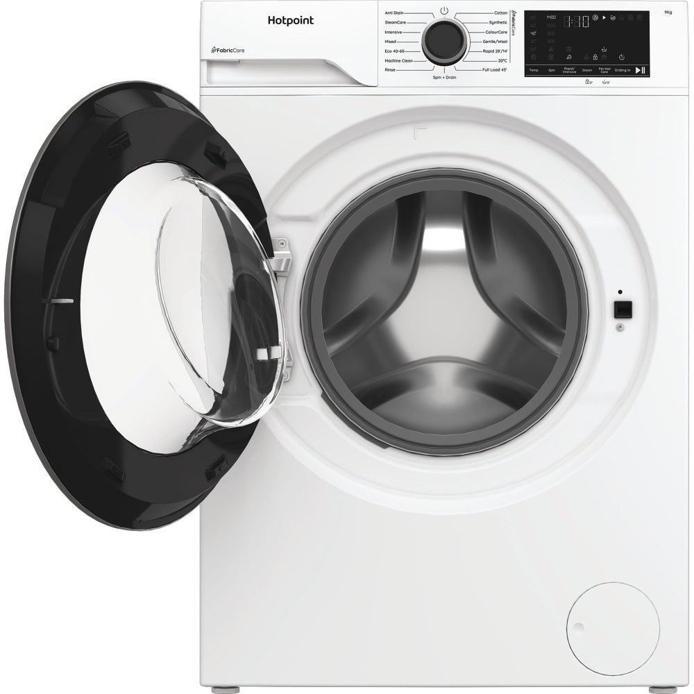 Hotpoint HBWH 93 CARE UK Washing Machine, 9kg, 1400 Spin, White, A Rated - image 1